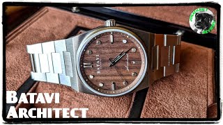 Batavi Architect Review: Look out Tissot PRX, there's a new Genta in town! Unique dials & strap opt.