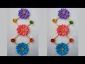 DIY: How to Make Beautiful Wall Hanging With Paper & Ice cream Stick!!!!