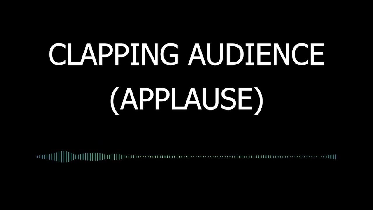 Clapping Audience/Applause sound effect sfx/bgm for videos/films 