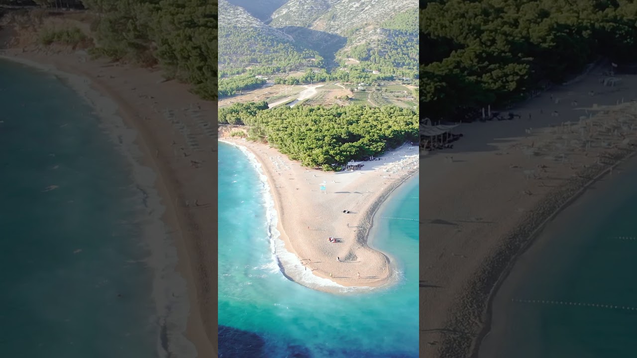 Пляж, меняющий форму 🇭🇷🏖️ 