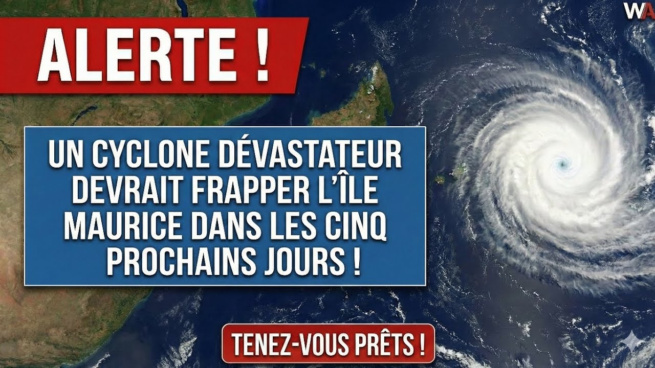 SOYEZ PRÊTS ! UN CYCLONE DÉVASTATEUR DEVRAIT FRAPPER L'ÎLE MAURICE DANS LES CINQ PROCHAINS JOURS !