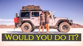 Overlanding the Bonneville Salt Flats