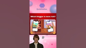 Which Blogger is more rich? #riddle #riddleoftheday #quiztime #enigma #enigmas #shortsquiz