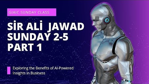 Sunday Class 2–5 | Python | Sir Ali Jawad | P-1| 06 / April / 2025 #GovernorSindh #ITCourses #ai