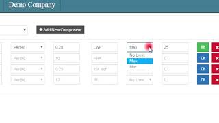 How to set salary composition of employees in EZHRM software | EZERP screenshot 5