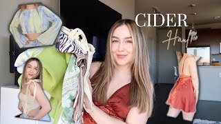 CIDER try on haul | 2022
