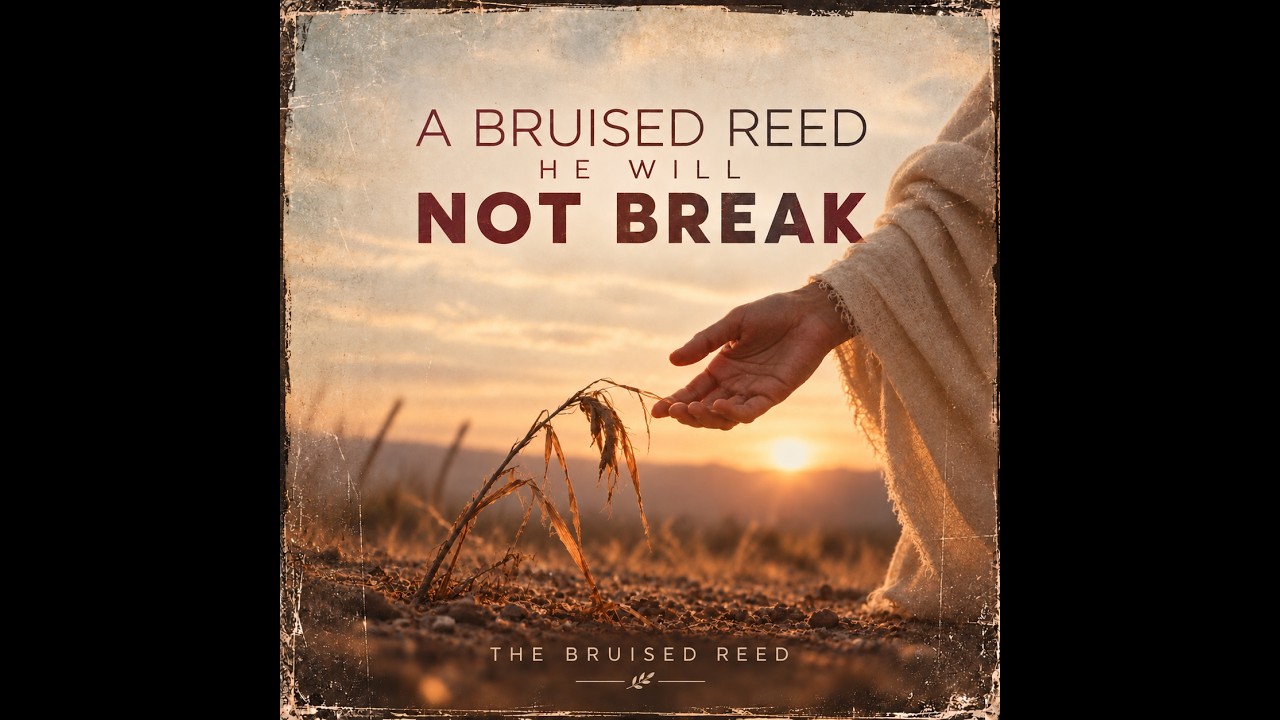A Bruised Reed He Will Not Break (Christian Acoustic) - YouTube