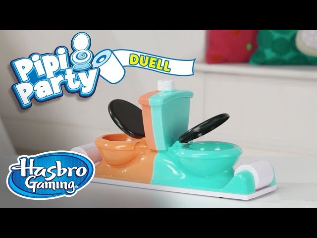Hasbro Pipi Party Duel – Juego De Mesa Con Ruedas De Papel Y Agua Para 2 Jugadores A Partir De 4 Años
