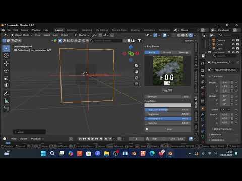 blender tutorial-Fog Planes Addon