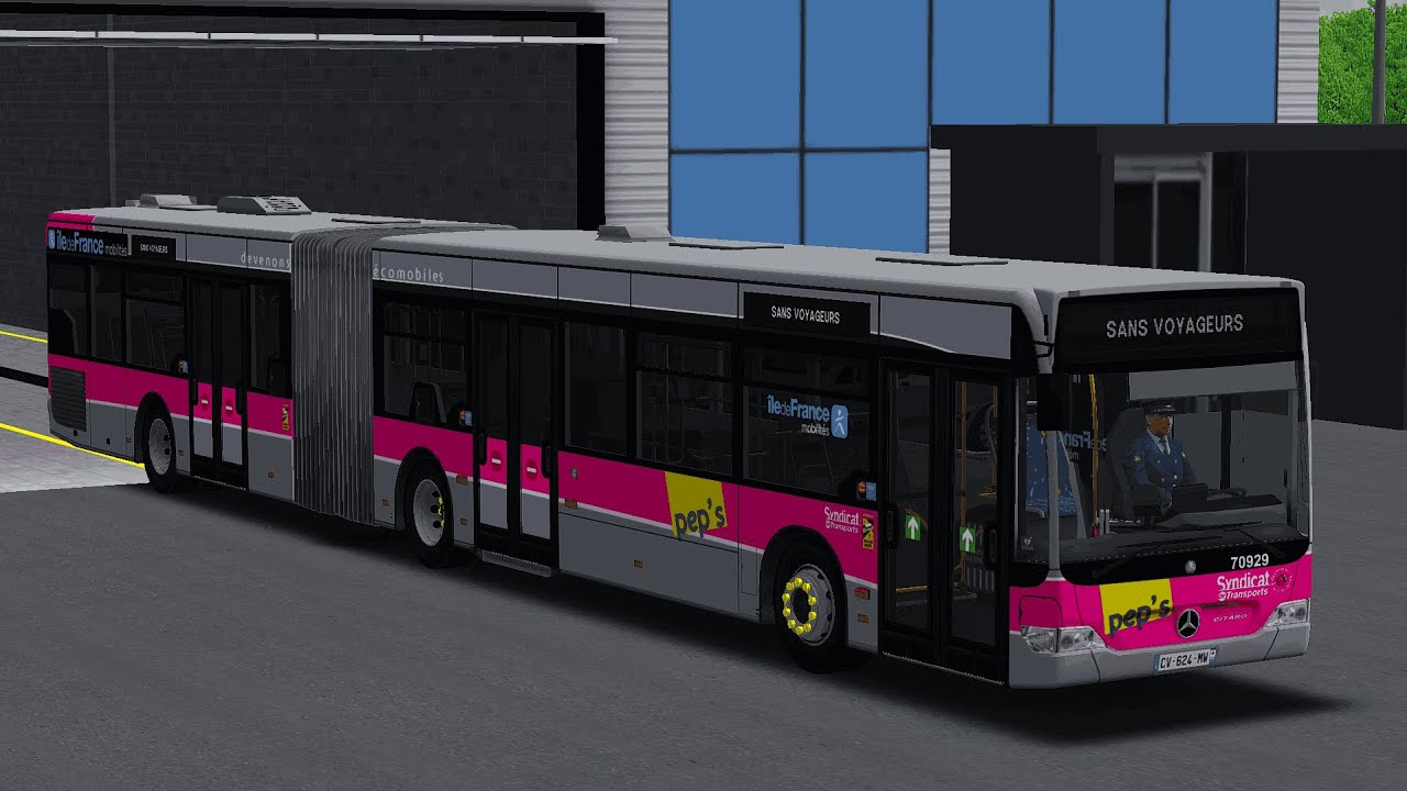 [OMSI 2] - Grand Paris Moulon | Ligne 8 : Hub Hotel - Bois Persan (Citaro Facelift 18m)