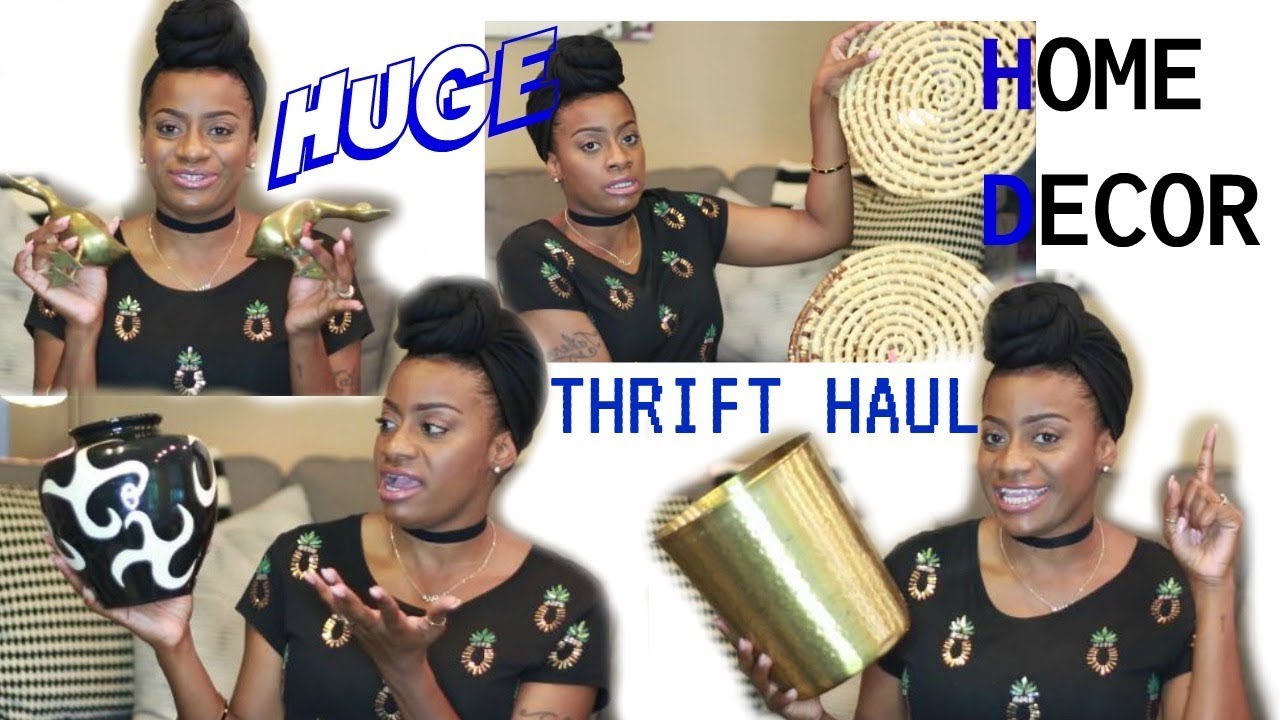 Home decor thrift haul goodwill beam thrift store rushourfashion