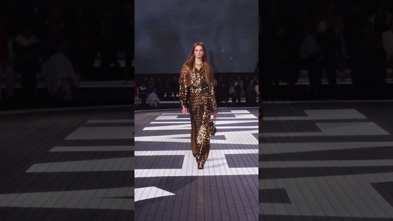 Mesmerizing sequins and chevron patterns redefine CHANEL's iconic suit