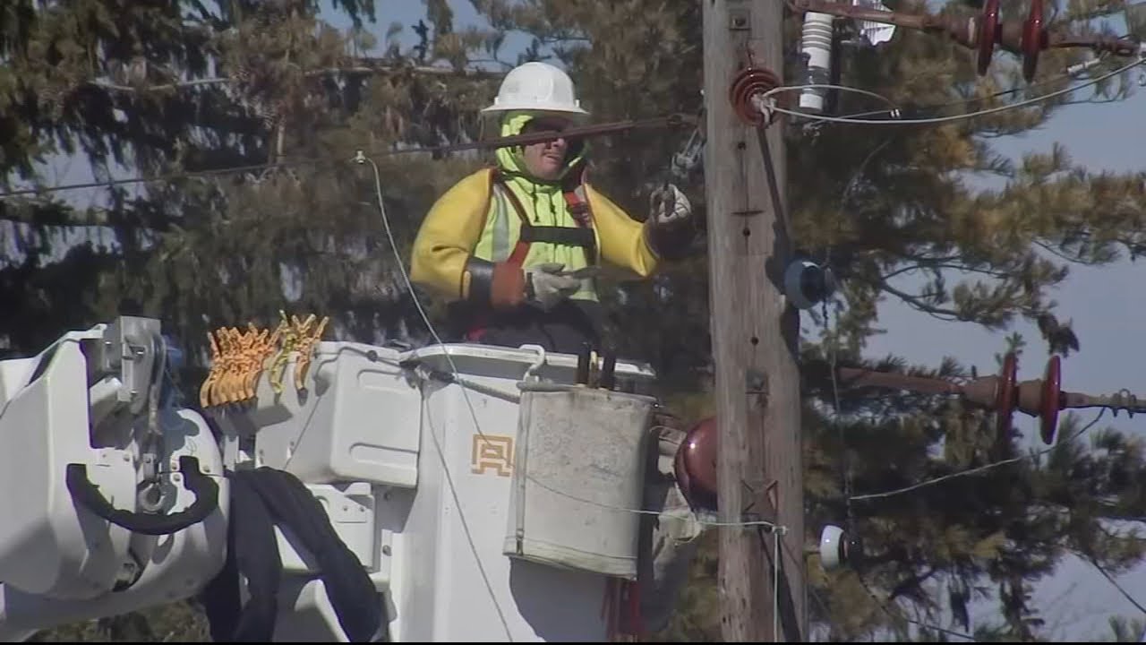 Crews work to restore power to thousands following strong storms in the ...