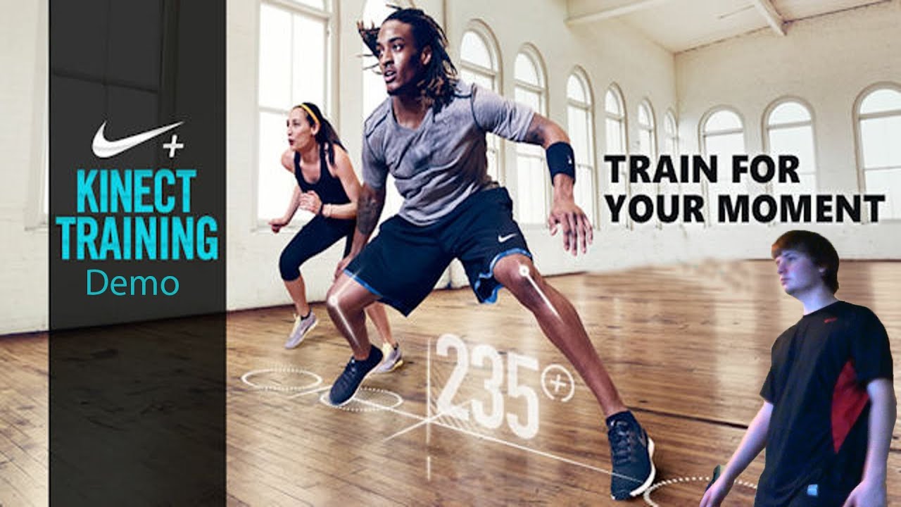alquitrán ayudante Cerdito Nike + Kinect Training Demo - YouTube