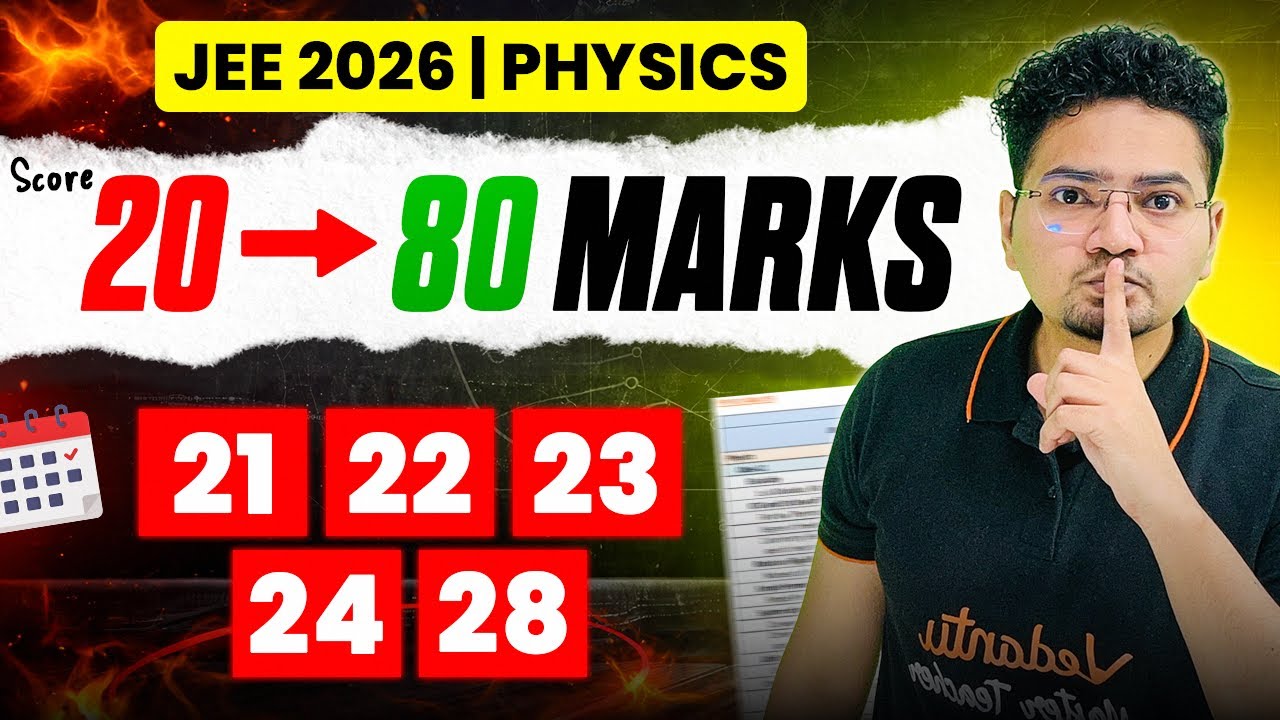 How to Score 80+ in JEE Physics ?🔥Shift Wise Paper Attempting Strategy ...