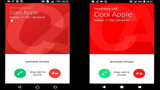 Sony Xperia screen recorder/ Incoming call