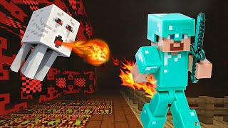 Игры minecraft - Нуб vs Гаст! Мобы Майнкрафт Сумеречного Леса! - Онлайн видео Майнкрафт прохождение