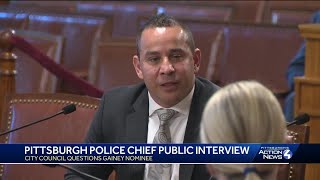 Acting Pittsburgh police chief fields questioning by City Council
