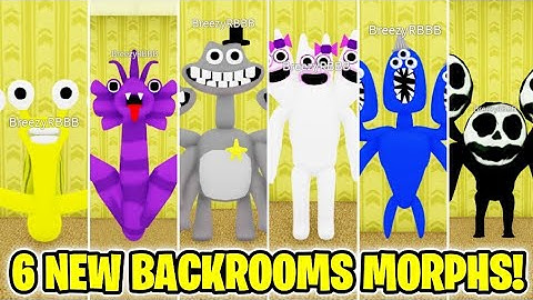 How to get ALL 6 NEW BACKROOMS MORPHS in Backrooms Morphs (ROBLOX)