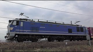 EF510-515牽引高速貨物4091レ 吹田→東青森→札幌【4K】