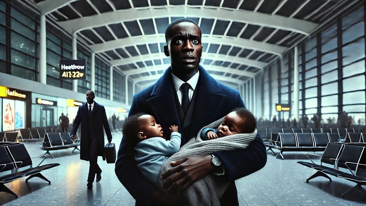 He Freezes At Airport After Seeing His Former Maid That Ran Away 3Years Ago With His Secret Twins…