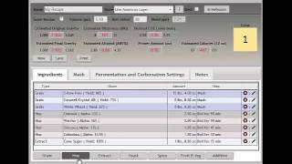 Creating a recipe with Brewers Assistant ( free brewing software ) screenshot 4