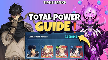 BEST WAYS TO INCREASE YOUR TOTAL POWER FAST! - Solo Leveling: ARISE