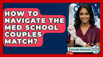How To Navigate The Med School Couples Match? - Med School Survival Guide