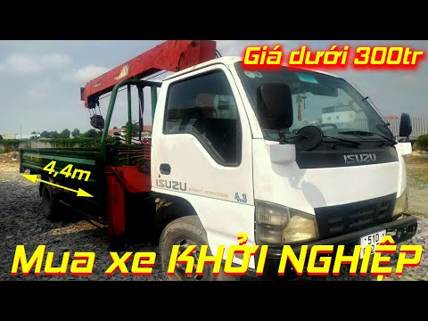 Xe cẩu cũ ✅ ISUZU đời 2005 gắn cẩu - Bước đầu KHỞI NGHIỆP Xe cẩu cũ ✅ ISUZU đời 2005 gắn cẩu - Bước đầu KHỞI NGHIỆP