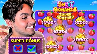 SÓ VALE SUPER RODADAS NO *SWEET BONANZA SUPER SCATTER*!