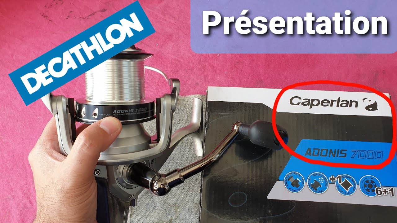 CAPERLAN ADONIS 7000 (Decathlon) | Moulinet Surfcasting Long Cast