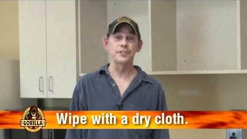 Cleaning Gorilla Glue off of your hands