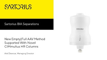 New Empty|Full AAV Method Supported With Novel CIMmultus HR Columns