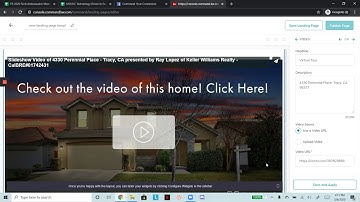 Video Widget for Landing Pages!!!