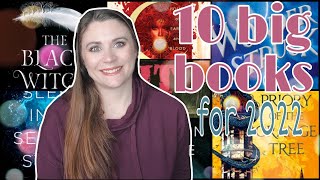 10 BIG BOOKS ON MY TBR IN 2022//over 600 pages, fantasy, sci-fi, horror and contemporary