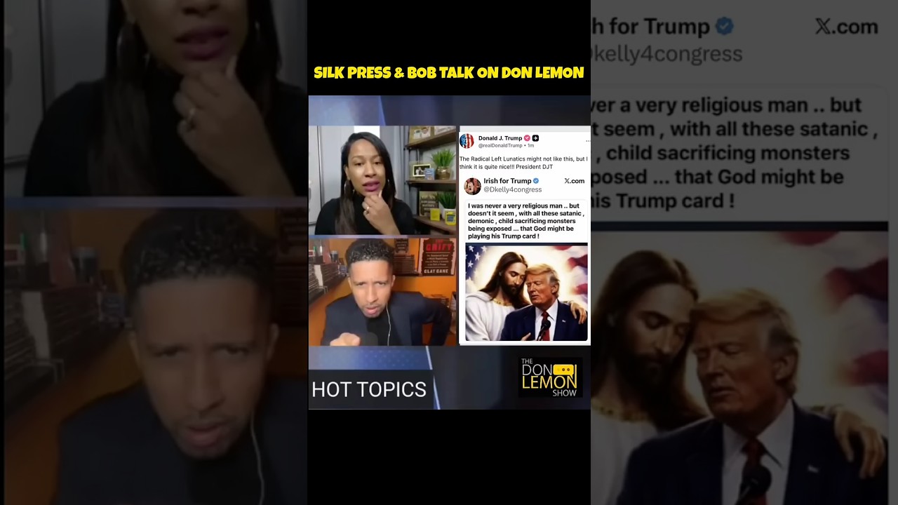 Reecie & Clay Debate Silk Presses, Bussdowns, and Bobs on Don Lemon's Hot Topics