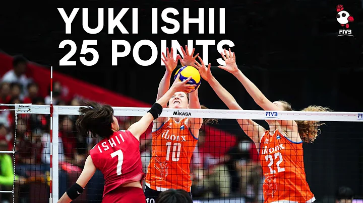 Yuki Ishii makes the crowd go mad! | Women's Volle...