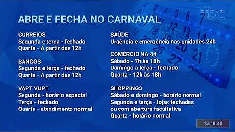 O que funciona no Carnaval 2020 DF?