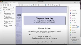 Targeted Learning: From Machine Learning to Inference | Mark van der Laan, PhD | Sep 23, 2020