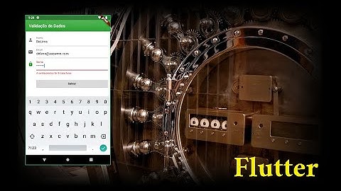 Curso (tutorial) de Flutter - Aula 017  - TextFormField e as propriedades validator e onSaved