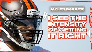 Myles Garrett Press Conference: I see the intensity of getting it right