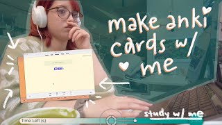 Make Flash Cards with Me! | Language Study with Me