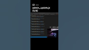 13 --- admin_update.js (5/8) #coding #css #html #javascript #php #webdevelopment #asmr #keyboard