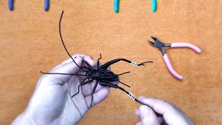 Is it a cricket or a grasshopper? Simple wire hand-made DIY tutorial.