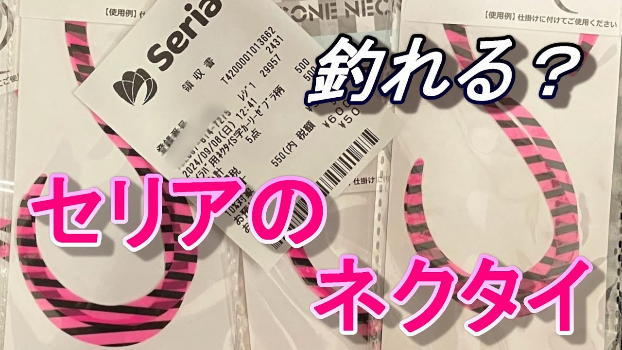 I tried it out - can you catch fish with Seria's ties? - YouTube