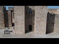 Castillo de Trujillo, Cáceres, Extremadura, España, vista aérea Drone.