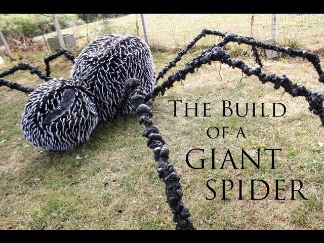 the build of a giant spider 7 steps with pictures
