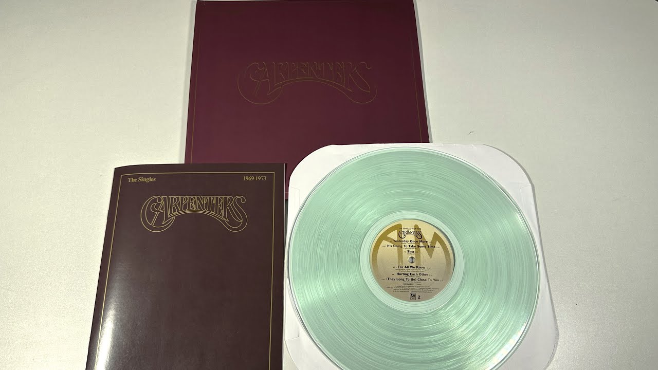 Carpenters - 'The Singles 1969–1973' color vinyl unboxing - YouTube