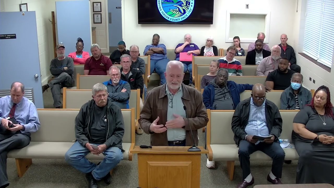 Person County Commissioners Meeting 05/01/23