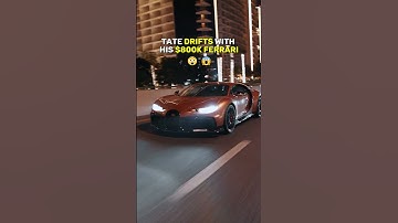 Andrew Tate Drifts With His $800K Ferrari😲😱